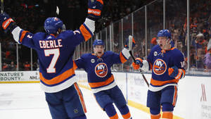 Victorious New York Islanders Players Wallpaper