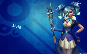 Video Game Paladins Evie Default Skin Poster Wallpaper