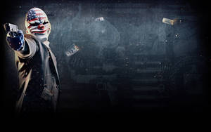 Video Game Payday 2 Dallas Pointing Gun Wallpaper