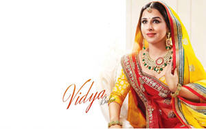 Vidya Balan Ethnic Fashion Wallpaper