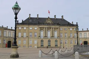 View In Amalienborg Palace Wallpaper