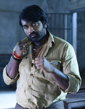 Vijay Sethupathi Fighting Stance Hd Wallpaper