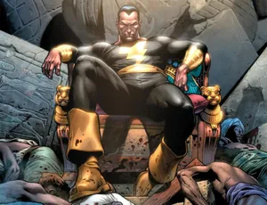 Villainous Black Adam Comics Wallpaper