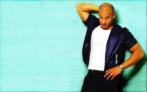 Vin Diesel Model Pose Wallpaper