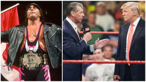 Vince Mcmahon And Bret Hart Wallpaper