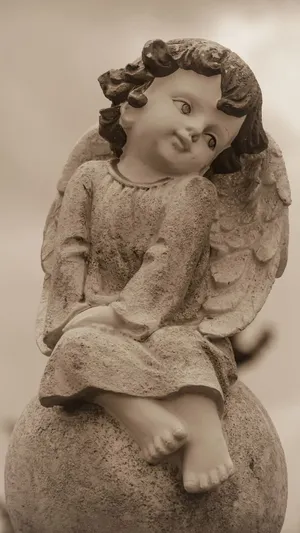 Vintage Angel Wings In The Sky Wallpaper