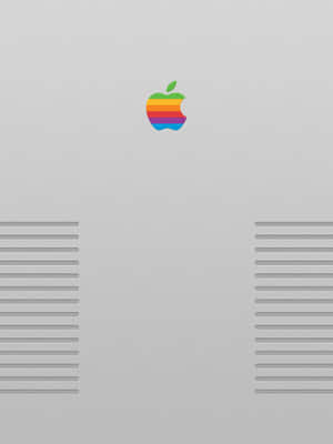 Vintage Apple Logo Wallpaper