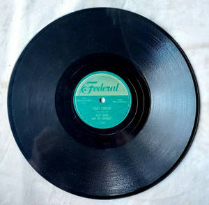 Vintage Black Vinyl Record - Billy Ward And The Dominoes Wallpaper