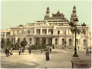 Vintage Casino De Monte Carlo Wallpaper