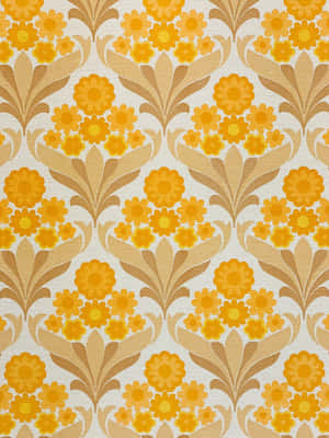 Vintage Floral Wallpaper Design Wallpaper