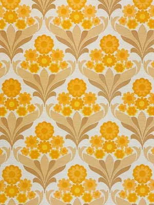 Vintage Floral Wallpaper Design Wallpaper