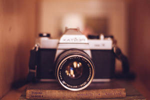 Vintage Nostalgic Camera Wallpaper