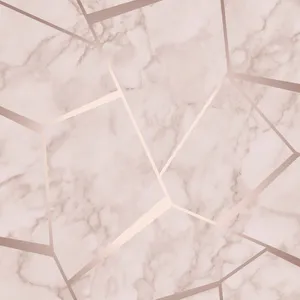 Vintage Pink Gold Marble Wallpaper