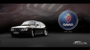 Vintage Saab Automaker Poster Advertising Wallpaper
