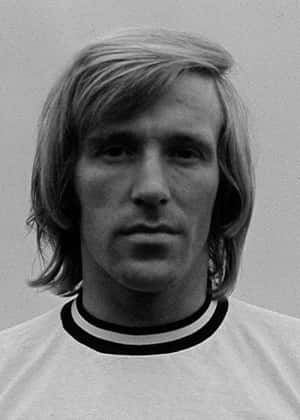 Vintage Soccer Player Portrait Wallpaper