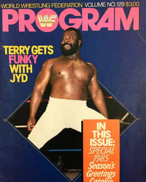 Vintage Wrestling Magazine Featuring Junkyard Dog Wallpaper
