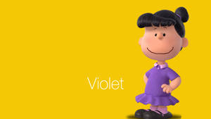 Violet Gray From Peanuts Wallpaper