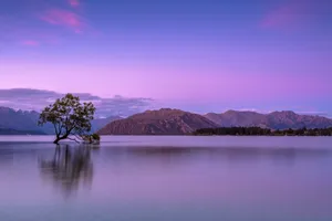 Violet Lake West Maui Mountain Pretty Landscape Wallpaper