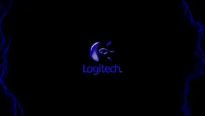 Violet Logitech Logo Wallpaper