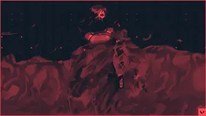 Viper Monochrome Effect Valorant Desktop Wallpaper