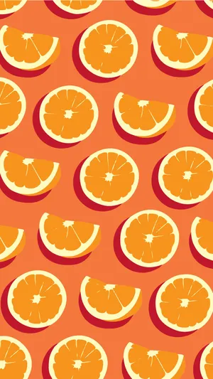 Vivid Array Of Fresh Oranges Wallpaper