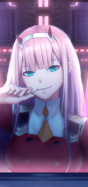 Vivo Y11 Anime Girl Pink Hair Wallpaper