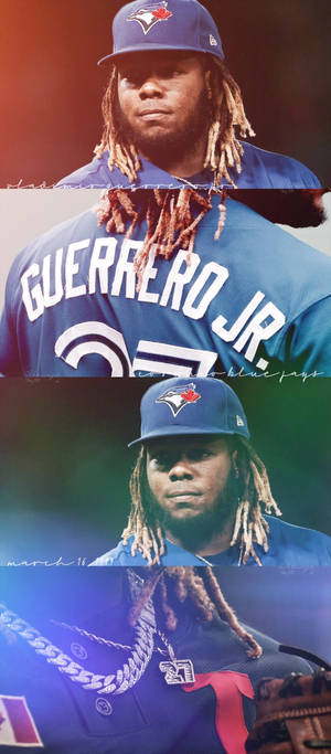 Vladimir Guerrero Jr - A Rising Star In Baseball Wallpaper