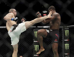 Volkan Oezdemir In Mma Fighting Stance Wallpaper