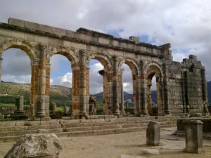 Volubilis Stone Arches Wallpaper