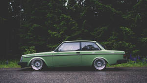 Volvo 242 Vintage Wallpaper