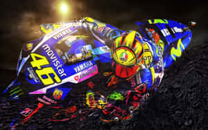 Vr46 Yamaha Racing Motorcycle Wallpaper