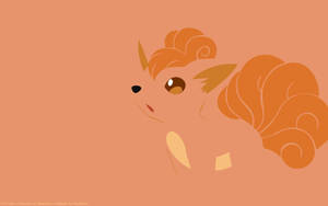 Vulpix Outline Wallpaper