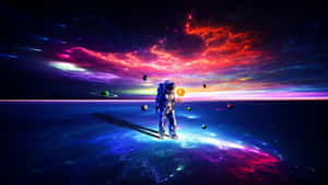 Walking Astronaut 2048x1152 Pixel Wallpaper