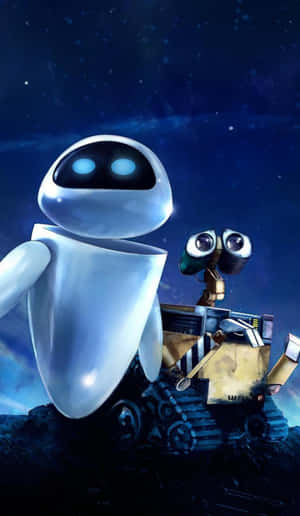 Wall-e Contemplating Life On Iphone Wallpaper Wallpaper