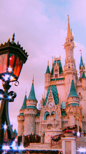 Walt Disney World Sparkling Castle Wallpaper