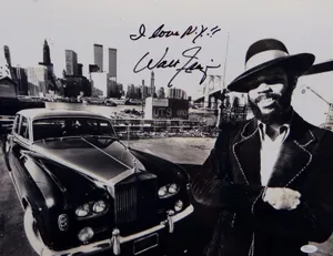 Walt Frazier Vintage Rolls Royce New York 1973 Wallpaper