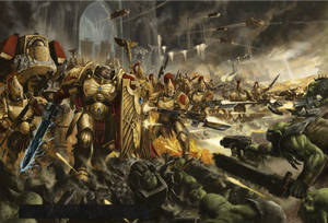 Warhammer Order Vs Orcs Wallpaper