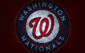 Washington Nationals Rough Concrete Wallpaper