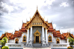 Wat Benchamabophit Thailand Wallpaper