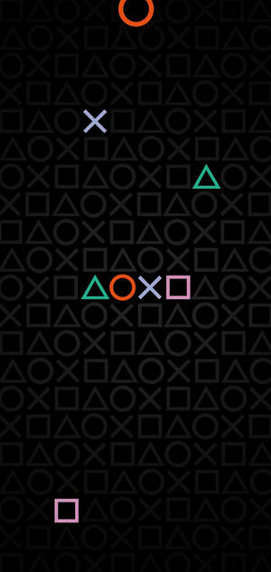 Water Drop Notch Playstation Buttons Wallpaper