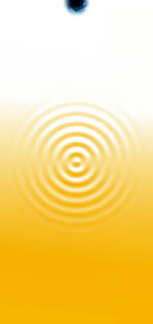 Water Drop Notch Ripples Wallpaper