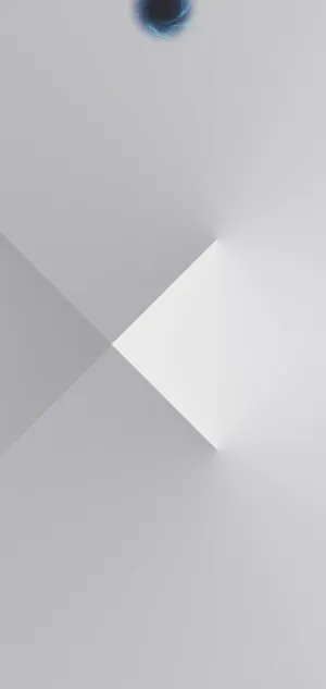 Water Drop Notch White Wallpaper