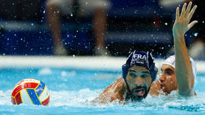 Water Polo Greece Vs. Serbia Wallpaper