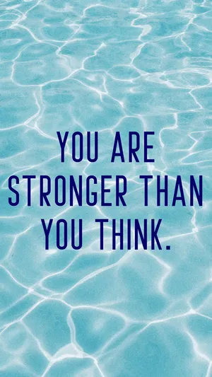 Water Ripples Cute Positive Quotes Wallpaper