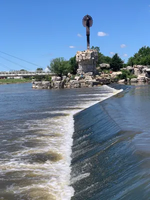 Waves Of The Water In Wichita Wallpaper