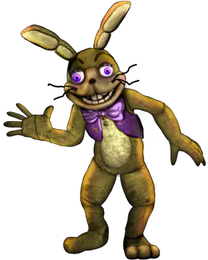 Waving Glitchtrap Wallpaper