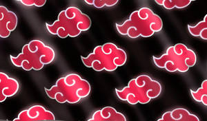 Wavy Akatsuki Cloud Wallpaper