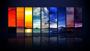 Weather Scenarios Collage Wallpaper