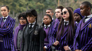 Wednesday Addams Among Peers.jpg Wallpaper