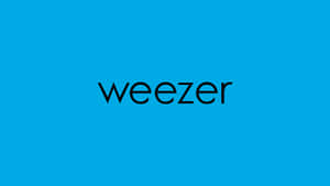Weezer Logo Blue Background Wallpaper
